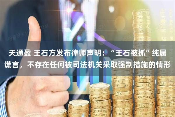 天通盈 王石方发布律师声明：“王石被抓”纯属谎言，不存在任何被司法机关采取强制措施的情形