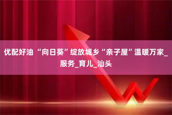 优配好油 “向日葵”绽放城乡“亲子屋”温暖万家_服务_育儿_汕头
